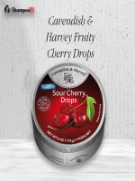 Cavendish & Harvey Fruity Cherry Drops Sugar Free 175g