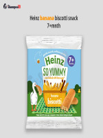 Heinz banana biscotti snack 7+mnth