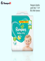 Pampers Jumbo Pack Size- 7 (15+ KG) Belt System: Best Diaper Choice for Your Toddler's Comfort