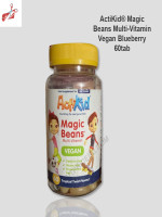 ActiKid Magic Beans Multi-Vitamin Vegan Blueberry 60tab