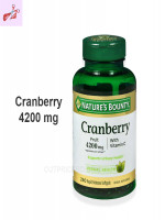 Nature’s Bounty Cranberry Herbal Health Supplement 4200mg with Vitamin C