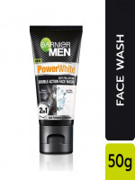 Garnier - Men Power White Anti-Pollution Double Action Face Wash - 50gm