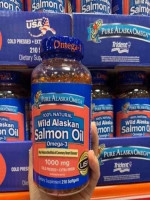 s)Pure Alaska Omega-3 Wild Alaskan Salmon Fish Oil 1000mg (210 Capsule