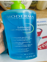 Bioderma - Sébium Foaming Gel - Face and Body Cleanser - Makeup Remover Cleanser - Face Wash for Combination to Oily Skin 500ml