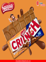 Nestle Crunch Biscuit Chocolate Bar 100g
