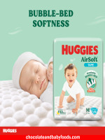 Huggies Natural Soft Diapers M (5-10kg) 60pcs
