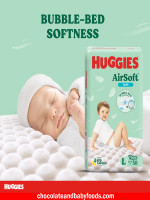 Huggies Natural Soft Diapers L (8-13kg) 50pcs