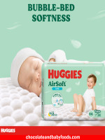 Huggies Natural Soft Diapers XXL (Over 14kg) 34pcs