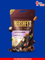 Hershey's Exotic Dark California Almonds Sprinkled with Blackberry Flavor 90G