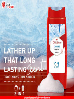 Old Spice Cooling 2 in 1 Shower Gel + Shampoo 400ml