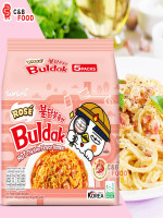 Samyang Rose Buldak Hot Chicken Flavor Ramen Stir-Fried Instant Noodles 5pcs pack 700G