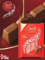 Lindt Lindor Milk Chocolate Bar (4pack x 25gm) 100G