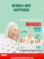 Huggies AirSoft Diapers S (4-8kg) 70pcs Belt System