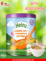 Heinz Pumpkin, Carrot & Sweetcorn Porridge (7+Months) 200G