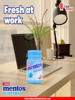 Mentos Peppermint Gums Sugar-Free 40pc's 56G