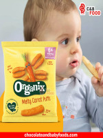 Organix Melty Carrot Puffs (6+months) 20G