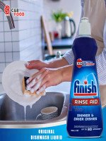 Finish Original Rinse Aid Shinier & Drier Dishes Liquid 400ml