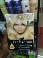 L'Oreal Paris Preference Permanent Hair Colour, 9.1 Light Ash Blonde